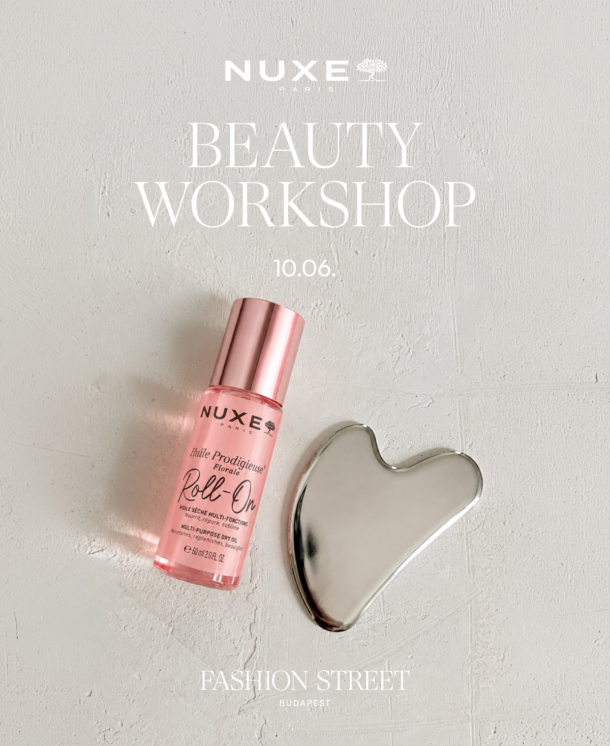 NUXE WORKSHOP BELÉPŐJEGY 10.06 / 19:00 - 20:00