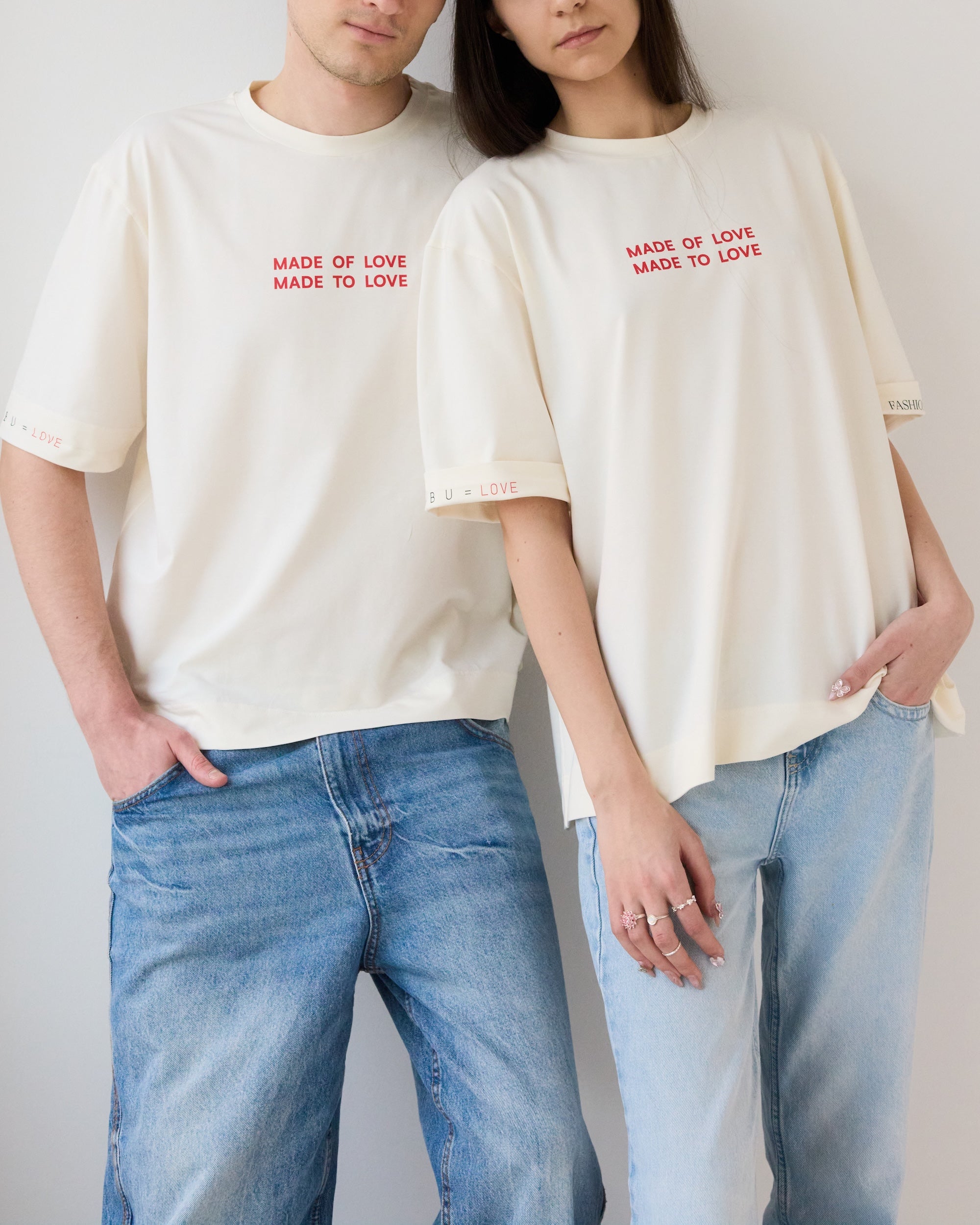 NUBU x FASHION STREET limited LOVE tee